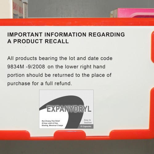 Recall Signs Safe Strap