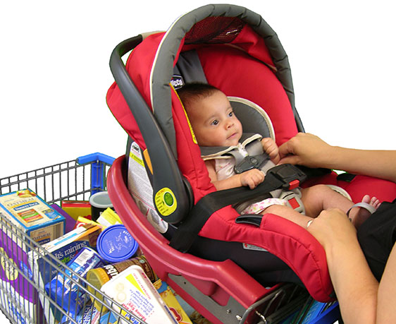 Grocery Shopping Cart Buggy Plastic Handles 16.5 Baby Seat Flap & Seat Belt Kit 