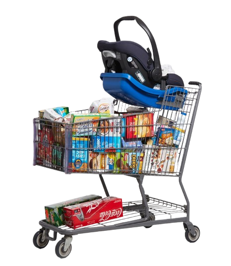 Shopping cart infant seat on sale